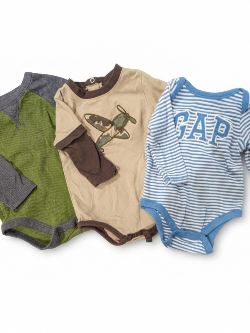 GAP 3-6M Blue Striped Kids One Piece